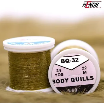 Umělá nástraha HENDS BODY QUILLS - OLIVOVĚ HNĚDÁ TM. BQ32