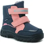 BEFADO 615002 modrá/růžová, dětská zimní obuv vel.28