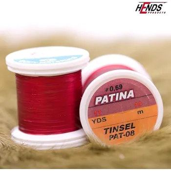 Umělá nástraha HENDS PATINA TINSEL - ČERVENÁ PAT08