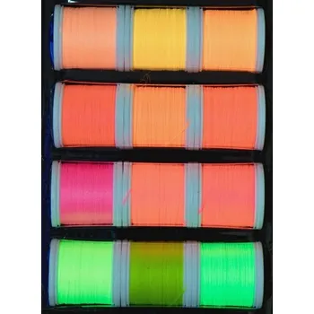 Umělá nástraha HENDS UV NEON THREAD SET 12 NEONOVÝCH BAREV NETS01