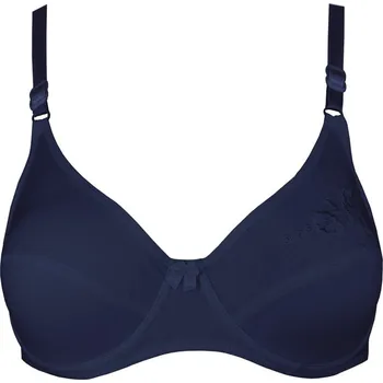 Podprsenka Mariana nevyztužená podprsenka s kosticemi 7523-1 85C tmavě modrá