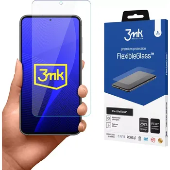 Hybridní tvrzené sklo pro Samsung Galaxy S23+ - 3mk FlexibleGlass™,