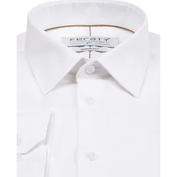 Pánská košile FERATT Košile F-LINE LUX V MODERN bílá Velikost: XXL
