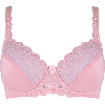 Podprsenka Monika nevyztužená podprsenka s kosticemi 8017 80B růžová