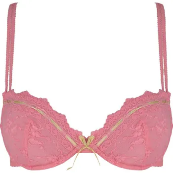 Podprsenka Nelisa nevyztužená podprsenka s kosticemi 181190 95B růžová