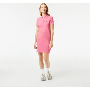 Dámské šaty Dámské Šaty LACOSTE DRESSES EF7767.2R3 – Růžová 36