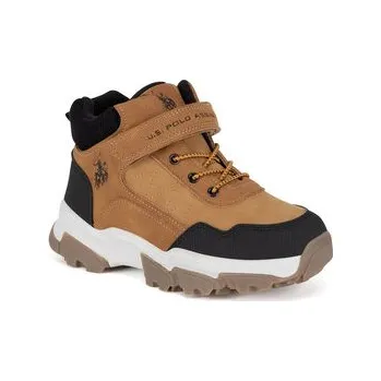 Pracovní obuv Kotníková obuv U.S. Polo Assn. KASPER001K/DY1 Hnědá 32