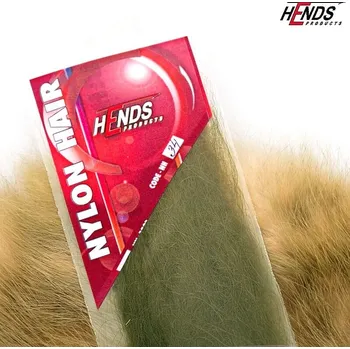 Umělá nástraha HENDS NYLON HAIR - OLIVOVĚ ZELENÁ