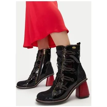 Dámské kozačky Polokozačky Laura Vita Evcao 311 Černá 37