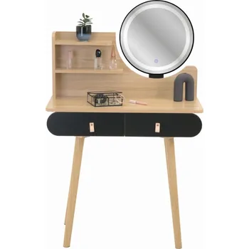 Toaletní stolek ArtJum Toaletní stolek SCANDI černá | CM-324336