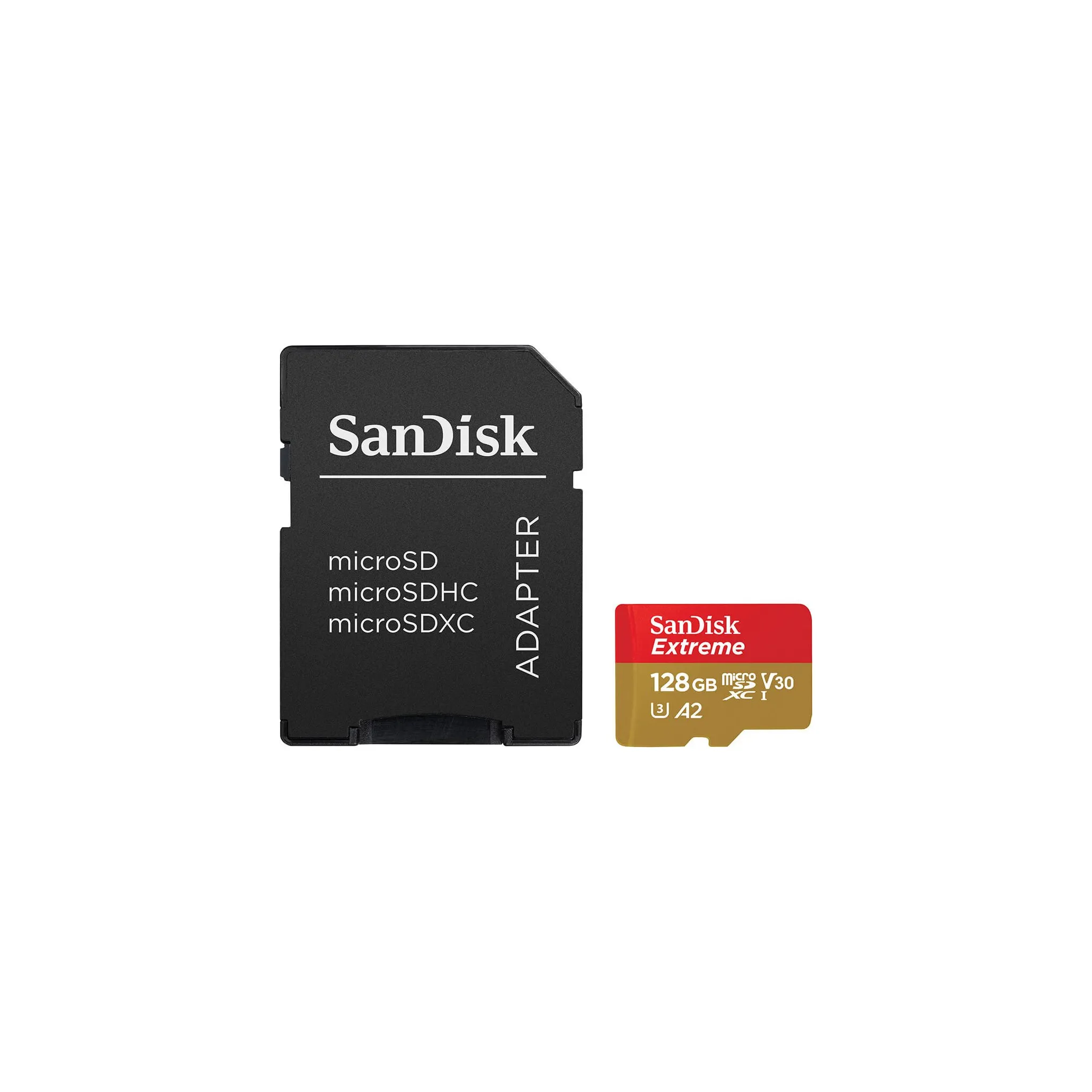 Fotografie 4 - Paměťová karta SanDisk Extreme microSDXC 128 GB UHS-I U3 V30 SDSQXAA-128G-GN6MA + SD adaptér