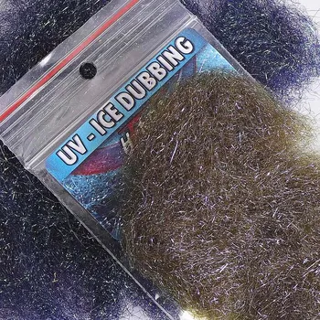 Umělá nástraha HENDS UV-ICE DUBBING UVD232 - TM. OLIVOVĚ ZELENÁ