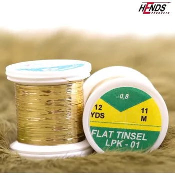 Umělá nástraha HENDS FLAT TINSEL - ZLATÁ SVĚTLÁ LPK01
