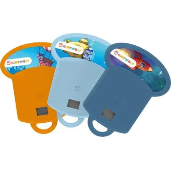 Dřevěná hračka Kidywolf - Sada 3 disků do promítačky Kidyslide - Dobrodružné příběhy