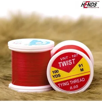 Umělá nástraha HENDS TWIST - 0,05 - ČERVENÁ VNT107