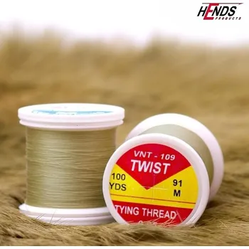 Umělá nástraha HENDS TWIST - 0,05 - ŽLUTO-HNĚDÁ SVĚTLÁ VNT109