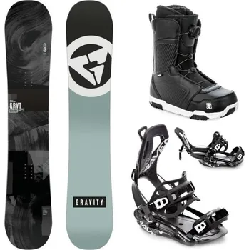 Snowboarding Gravity Contra 24/25 snowboard + Raven Fastec FT360 black vázání + Raven Flush MOZ boty 159 cm + S (EU 35-40) + DÁREK + Doprava ZDARMA