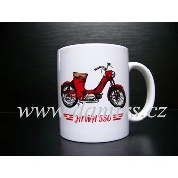 Hrnek s motivem Jawa 550