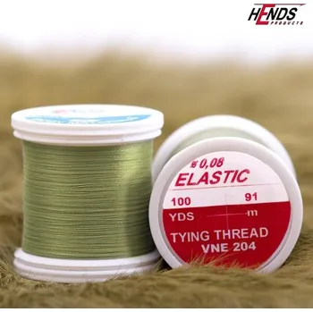 Umělá nástraha HENDS ELASTIC 0,08 mm - SVĚTLE OLIVOVÁ