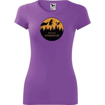 DOBRÝ TRIKO Dámské tričko Dobrodružství Velikost: XS, Barva: Fialová