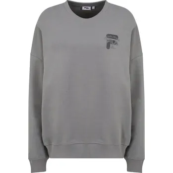 Dámské oblečení Dámská Mikina FILA BANN OVERSIZED FAW0443-80027 – Šedá S