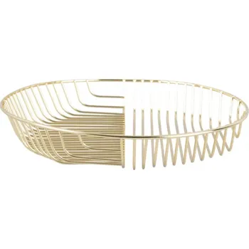 Podnos na ovoce Crossways zlatá 30cm Present Time (Barva-zlatá)