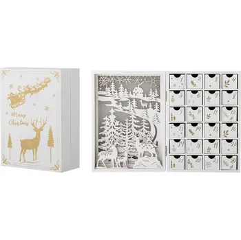 Vánoční dekorace Bloomingville, Adventní kalendář Elimar se světly - Formadore