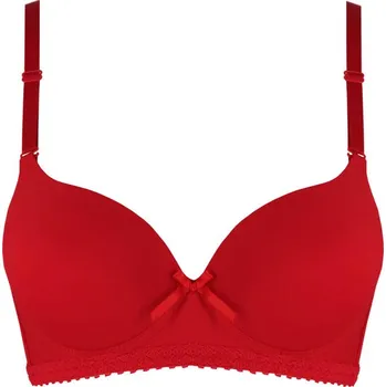 Podprsenka Mony vyztužená push up podprsenka 2123 80B červená