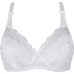 Růža měkce vyztužená podprsenka s krajkou 6001 90D bílá