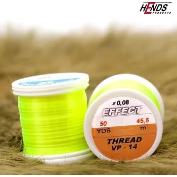 Umělá nástraha HENDS EFECT THREAD 0,08 - FLUO ŽLUTÁ VP14