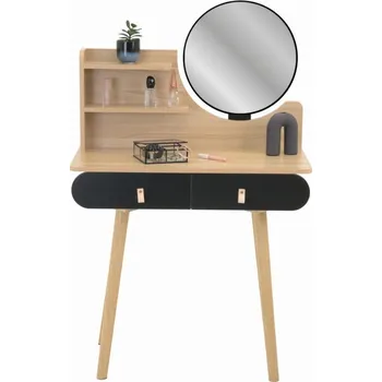 Toaletní stolek ArtJum Toaletní stolek SCANDI černá | CM-324299