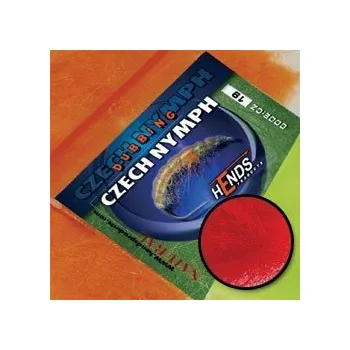 Umělá nástraha HENDS CZ NYMPH DUBBING CND08 - ČERVENO-ORANŽOVÁ