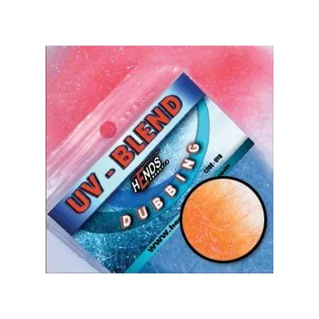 Umělá nástraha HENDS UV-BLEND DUBBING UVB05 - ŽLUTO - ORANŽOVÁ FLUO.