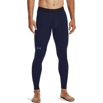 Dámské legíny Pánské Legíny UNDER ARMOUR UA COLDGEAR RUSH LEGGINGS 1366060-410 – Tmavě modrá XXL