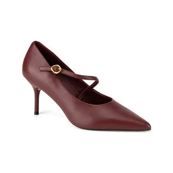 Dámské lodičky Lodičky Gino Rossi NOELLA-527-5-TB Bordó 38