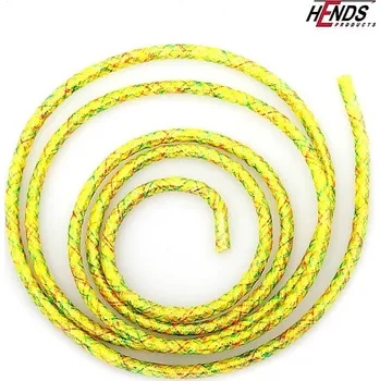 Umělá nástraha HENDS MYLAR TUBING RAINBOW - ŽLUTÁ FLUO