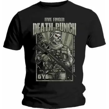 Pánské tričko Merch Five Finger Death Punch: Tričko War Soldier XXL