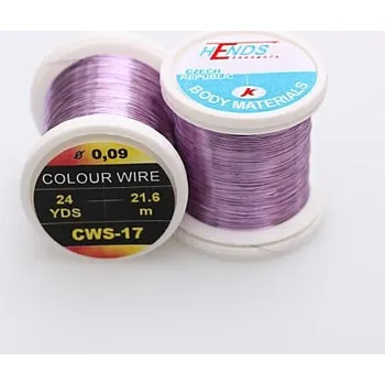 Umělá nástraha HENDS COLOUR WIRE - MODRO FIALOVÁ CW..17 Průměr: 0,18 mm