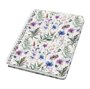 Blok Kroužkový blok Sigel Jolie ® Meadow flowers - A5, tečkovaný, 60 listů