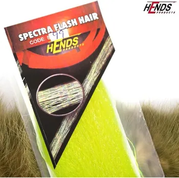 Umělá nástraha HENDS SPECTRA FLASH HAIR - ŽLUTÁ FLUO