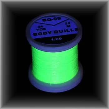 Umělá nástraha HENDS BODY QUILLS - FLUO ŽLUTÁ UV BQ99