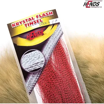 Umělá nástraha HENDS KRYSTAL FLASH TINSEL - ČERVENÁ