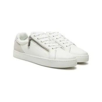 Dámská obuv Sneakersy Calvin Klein Jeans Classic Cupsole Zip Low In YM0YM01254 Bílá 40