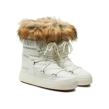 Dětská móda Sněhule Moon Boot Ltrack Monaco Low Wp 80D2450060 Bílá 35