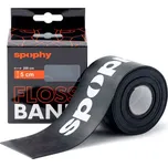 Spophy Flossband Black, flossband černý, 5 cm x 2 m
