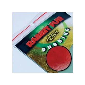 Umělá nástraha HENDS RABBIT FUR DUBBING - K10 - ČERVENÁ