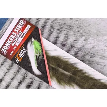 Umělá nástraha HENDS ZONKERS STRIP MUSKRAT ZM32 - HNĚDO-OLIVOVÝ Velikost: 1,5 mm