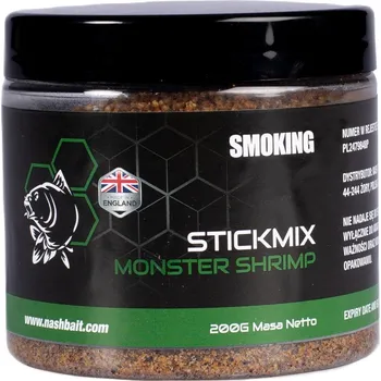 Návnadová surovina Nash Stick Mix Monster Shrimp Smoking 200 g