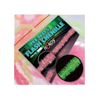 Umělá nástraha HENDS FLASH CHENILLE - SIGNÁLNÍ ZELENÁ Průměr: 5,0 mm