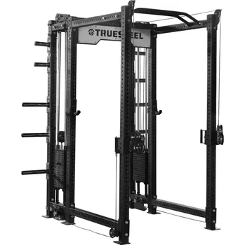 TRUESTEEL Posilovací klec - Beast Squat Rack 6000 s kladkami 2 x 45 kg